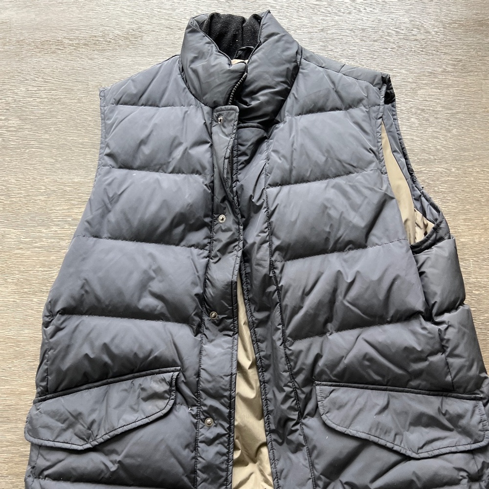 Barely worn Black Down Winter Ski Vest